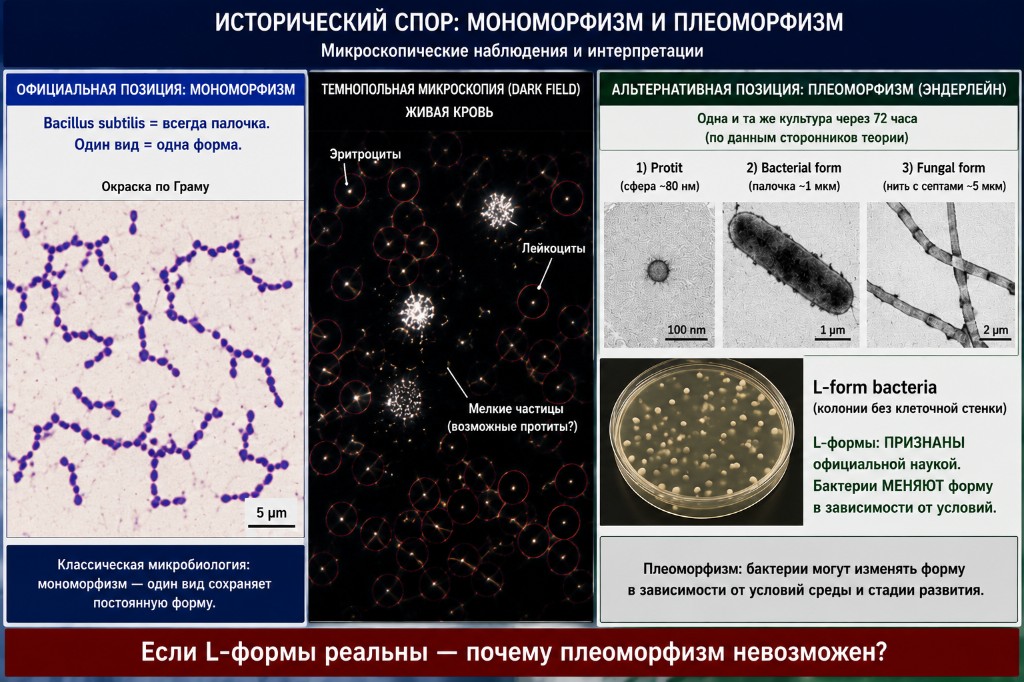 Бактерии меняют форму?